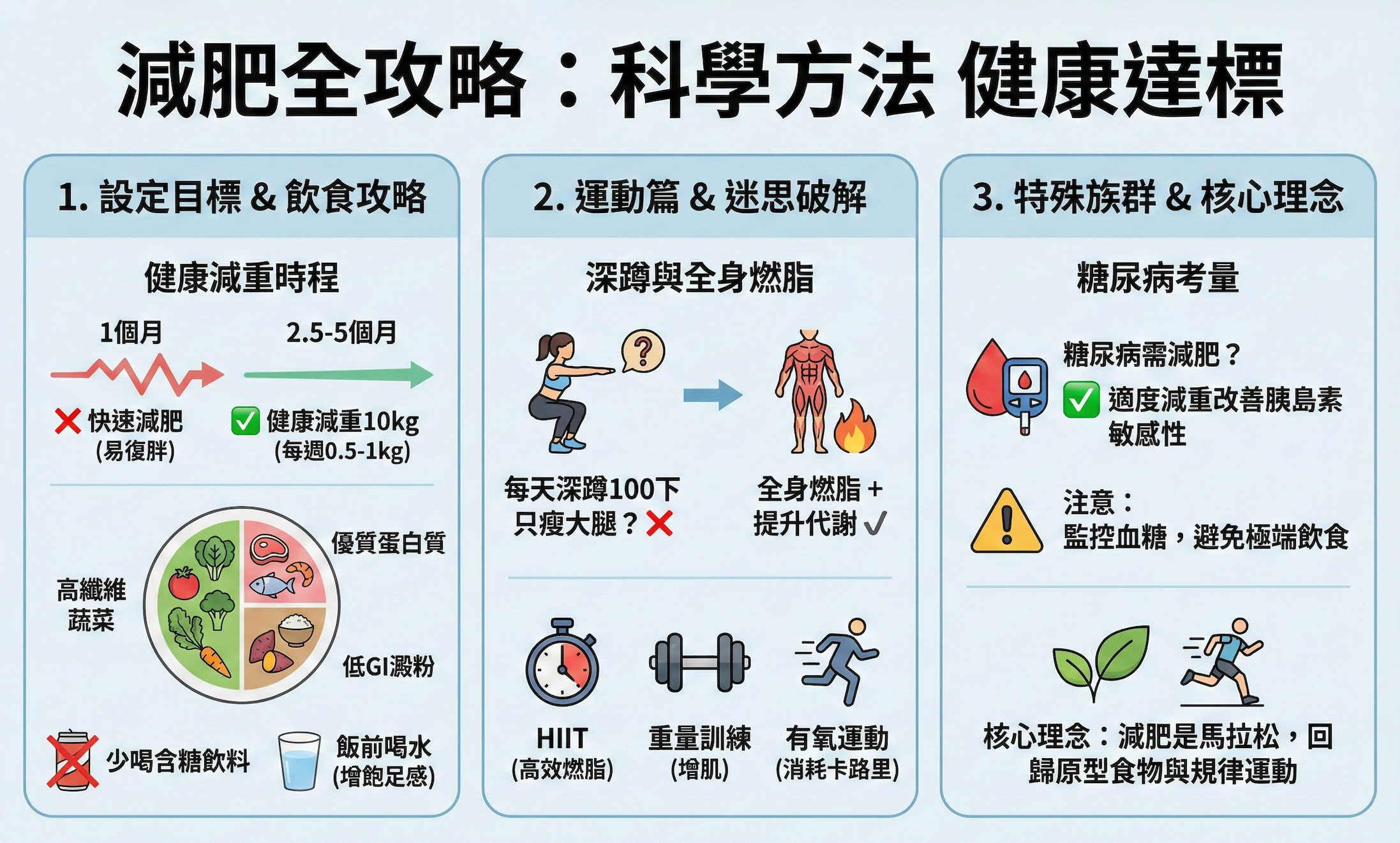 減肥全攻略：拆解最有效減肥方法、飲食餐單與運動迷思